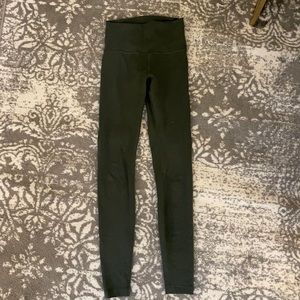 Lululemon Wunder Train Tights HR Grey Sage Size 4